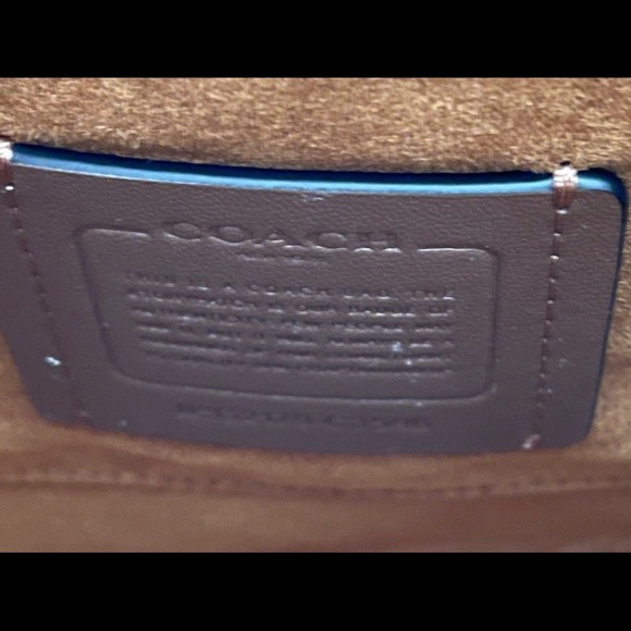 Make an offer!! Coach IM/Bright Poppy Multi C3596 Saddle Bag NWT - Picture 4 of 8